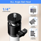 suptek Projector Stand 360°Swivel, Height Adjustable 36.6-46.8inch, Mini Projector Mount Bracket, Compatible with Home Office Video Vlog DVR Camera, PR001FW