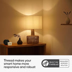 Onvis Smart Motion Sensor, Wireless Home Security System, PIR Motion Detector, Hygrometer, Thermometer,Works with Apple HomeKit-Thread