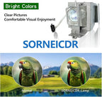 SORNEICDR Replacement Projector Lamp Bulb BL-FP195B/MC.JN811.001/SP-LAMP-091/SP-LAMP-097/SP.78H01GC01/BL-FP195A/SP.71P01GC01 Compatible with OPTOMA/ACER/INFOCUS GT1080DARBEE, DWX1521, H6517ABD, IN220