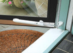 Touch 'n Hold Smooth Door Closer - Single Kit (Black) - Standard-Duty Door Closer with Touch-Button Hold Open Feature & Smooth Closing Motion – for (Medium & Lightweight) Storm, Screen Doors.