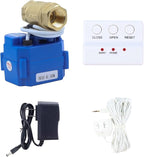 E-SDS Water Heater Leak Detector with Automatic Water Shut-Off, Sensors and Sounds Alarm, ,Automatic Water Leak Shut Off Valve System for Pipes 1/2in NPT for Laundry, Water Heaters and More