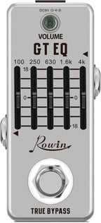 Rowin Guitar Equalize Effect Pedal EQ Add or Take Away Specific Bands Tune Parameters of Sound