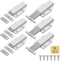 Push to Open Drawer Latch Jiayi 6 Pack Heavy Duty Magnetic Cabinet Latches for Large Door Push Release Magnet Latch Door Drawer Spring Opening Press Out Catch Kitchen Hardware