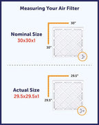 Filter King 11.5x21x2 Air Filter | 4-PACK | MERV 8 HVAC Pleated A/C Furnace Filters | MADE IN USA | Actual Size: 11.5 x 21 x 1.75"