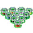 BNTECHGO 28 Gauge Silicone Wire Kit 10 Color Each 50 ft Flexible 28 AWG Stranded Tinned Copper Wire
