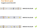 LightingWill 10pcs/Pack Strip to Strip with Wire Solderless Snap Down 2Pin Conductor LED Strip Connector for 8mm Wide 3528 2835 Single Color Flex LED Strips