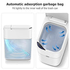 MUEE Automatic Motion Sensor Bathroom Trash Can with Lid, 3 Gallon Smart Garbage Can, Touchless Trash Can Slim Small Trash Bin Waterproof Waste Basket for Toilet Bedroom Office Kitchen Living Room RV