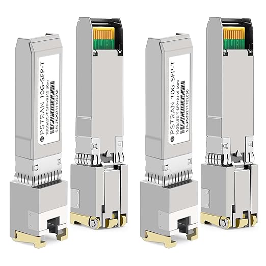OPSTRAN 10GBASE-T SFP+ to RJ45 Copper Transceiver Module Compatible with HPE BladeSystem 813874-B21 10G SFP+ 30m Cat6a/7 4 Pack