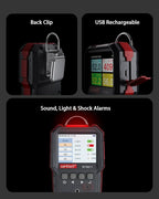 Wintact 4 in 1 Gas Leak Detector, Monitor Multi Gas Alarm Sniffers Combustible, Natural, Methane, Propane, Carbon Monoxide, Hydrogen Sulfide, Oxygen for Home, RV, Sewer