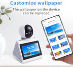 SIYZHOP Indoor Home Security Camera,Pet Dog Camera,Two Way Video Camera with 4.3inch Big Screen,Nanny cam, Monitor for Baby/Elder/Nanny/Dog/pet with Phone App Dome Camera(Button Calling Version)