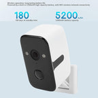 LICAEVEY Pan Tilt Security Camera, 2K HD with Magnetic Mount, Wireless WiFi and No Monthly Fee, 5200mAh Battery for Easy Indoor Outdoor Installation