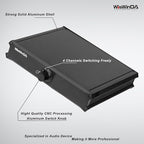 4-in 1-Out Pro RCA Audio Switch Box Audio Converter 4 Channels 1-in 4-Out HiFi Stereo Passive Audio Selector Switcher Box Aluminum Shell Quality RCA Connectors (4-IN-1-OUT)
