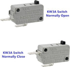 BOJACK Microwave Oven Door Switch KW3A 16A 125/250 V Door Interloc (Pack of 2 pcs Normally Close and 2 pcs Open Switchs)