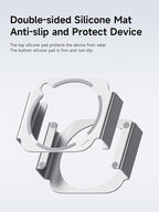 Hagibis Mac mini M4 Stand Aluminum Alloy Mount for Mac mini M4/M4 Pro 2024 Ventilation Heat Dissipation Cooling Desktop Holder Accessories (MMS03)