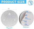 Magnetic Smoke Detector Sticky Pads Magnetic Adhesive Pads 3PCS Magnetic Smoke Alarm Fixing Mount No Drilling Magnet Holder Installation Tool for Smoke Fire Alarms Detector