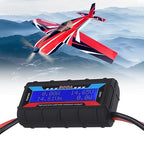 The Perfect Part Battery Monitor - 200A DC Amp Meter, Power Monitor with LCD Display for Clear Reading, RV Battery Monitor to Calculate the Voltage, Current, Power, Discharge Time, Power Meter Monitor
