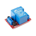 JESSINIE 5V 30A Relay Module, 1 Channel, Optocoupler Isolation, High/Low Trigger for Automation Control