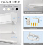Tokblind Motorized Sheer Shade with Remote Control, Light Filtering Electric Roller Blinds Compatible with Alexa via Hub, Rechargeable Smart Window Shade Custom Size (Light Filtering White)