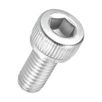 Kozelo 40pcs Socket Head Cap Screws - [M5-0.8 x 10mm] 304 Stainless Steel Allen Socket Drive for Electrical Motor 3D Printing Fan Engine Replacement Use, Silver