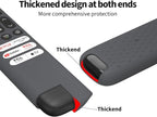 Hi Color Silicone Cover for TCL RC813 FMB1/RC923/RC902V Remote Protective Case Sleeve for TCL Smart TV Remote RC813 FMB1 Case Cover (Dark Grey)