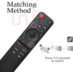 Replacement for LG MR25GA Magic Remote AKB76046602, Voice Control & Pointer Remote Compatible with LG TVs 2025 OLED G5/C5/B5 QNED 92A/85A/80A UA77 Series & Older Models MR25GA/24GA/23GA/22GA/21GA/20GA