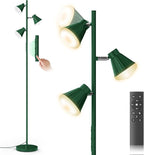 SIBRILLE 36W LED Tree Floor Lamp, Dimmable Tall Standing Lamp with Remote & Touch Control, 4 Color Temperatures Bright Floor Lamp, 3 Rotatable Light Modern Floor Lamps for Living Room Bedroom Office