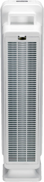 GermGuardian Air Purifier for Home with HEPA Pure Filter, for Wildfire Smoke, Pet Dander, Pollen, Odors, Large Rooms Up To 870 Sq. Ft., Removes 99.97% Pollutants, UV-C Light, 28", AC5350W, White