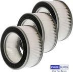 PUREBURG HS-1957 Replacement Filters Compatible with Crane EE-5073 & Black + Decker AP-1408 AP1408 BXFD52006GB Air Purifier fan,3-Pack H13 Air Clean Dust VOCs Odor PM2.5