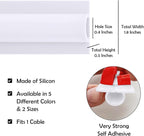 Rubber Bond TV Cord Hider Cable Protector - Strong Self Adhesive Wall Cord Cover Cable Hider - Low Profile Cable Management Wall Cord Concealer Cable Raceway