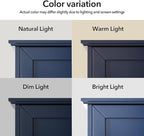 Navy Blue Bathroom Cabinet Wall Mounted with 2 Doors and Adjustable Shelf, 23"x29" Wooden Medicine Cabinet Over Toilet Storage Wall Hanging Cabinets for Bathroom,Bedroom,Kitchen,Laundry Room