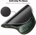 Ergonomic Mouse Pad with Wrist Support,Mouse Pad with Wrist Rest and Coaster Set,Office Supplies Non-Slip Mouse Pads for Desk, Non-Slip Comfortable,Rug