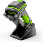 Alacrity Wireless Charging 1D 2D Barcode Scanner, UHF RFID Tags Reader, 2.4Ghz Wireless Bluetooth Wired 3 in 1 Connectivity, for Retail, Logistics, Manufacturing