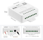 BTF-LIGHTING SP630E Bluetooth Controllers 4 Zones 2.4GHz RF RB3 Remote Kit Support FCOB COB SMD PWM or SPI RGB RGBW LED Strip WS2811 WS2812B WS2814 WS2815 SK6812 IC etc DC5V DC12V DC24V
