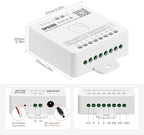 BTF-LIGHTING SP630E Bluetooth Controllers 4 Zones 2.4GHz RF RB4 Remote Kit Support FCOB COB SMD PWM RGBCCT RGBWW LED Strip DC5V DC12V DC24V