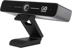 GoPresence Smart 4K Compact Video Conference Camera – Ultra HD 120° Wide Lens, AI Auto-Framing, Noise-Cancelling Mics, 20ft Pickup, Plug-and-Play USB for All Video Conference Platforms – Small Rooms