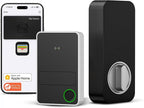 X3 Apple Home Key Door Lock Deadbolt, iOS ONLY, Smart Keyless Entry Door Lock with Fingerprint, Works with HomeKit Over Thread (Border Router), Voice/App/Remote Control, IP65 Weatherproof, Silver