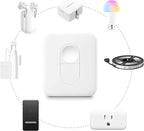 2025 Automatic Curtain Opener 3 Rod with Remote, Bluetooth Remote Control Smart Curtain, WiFi & App Control, Add Hub to Compatible with Alexa, Google Home, HomeKit