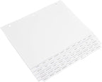 Exhibitindexes® State Divider Tabs/Indexes 3 Hole Punched