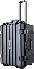 Lykus HC-6030 Large Waterproof Hard Case with Wheels and Customizable Foam, Interior Size 23.5x16.8x10.7 inch, Suitable for large electronic equipment and more