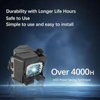 LMP-H220 Replacement Projector Lamp Bulb Compatible With Sony VPL-VW285ES VW385ES VW295ES SX630 SX631 EW315 EW435 EX315 EX430 EX435 EX450 EX455 EX570