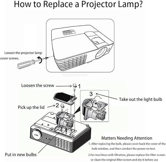 Migokrust Genuine Original Replacement Projector Lamp/Bulb with Housing for Panasonic ET-LAEF100 Projector-(OEM Bulb Inside)