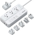 220V to 110V Voltage Converter, VINTAR 2000W Travel Converter for Hair Dryer and 200W Power Converters for Curling Iron, Universal Travel Adapter Step Down Transformer for US to Europe UK India AU SA