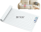 Scat Mat for Dogs and Cats, 31"x15"Rechargeable pet Shock mat,3 Adjustable Safe Modes, Indoor Dog & cat countertop Deterrent,Keep Pets Off Counters, Furniture, Couch, Sofa, Bed,Shock Pads for Cats