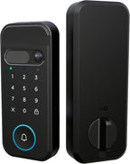 myQ Secure View™ 3-in-1 Smart Lock with 2K HDR Video Doorbell Camera, Face Access, Fingerprint Access, PIN & App Control — Intelligent Entry with Built-in Camera, Color Night Vision & Two-Way Audio
