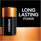 DURACELL Coppertop C Batteries, C Battery with Long-Lasting Power, All-Purpose Alkaline C Battery for Household and Office Devices