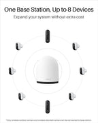 WUUK Security Cameras Wireless Outdoor, Indoor Camera, Home Surveillance System, 2K, No Monthly Fee, Motion Alert, Night Vision, 2.4/5 GHz WiFi, Compatible with Alexa & Google, 4-Camera Kit