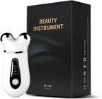Microcurrent Face Device, USB Micro Current Faci-al Shaping Tool for Facial Wrinkle Removal and Anti-Aging，Mini Microcurrent Face Lift Device for Face Lifting and Facial Sculpting (White)