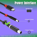 Slim 330W 16.92A 19.5V AC Laptop Charger for DELL Alienware M17 M18X X17 X51 Area-51m G15 G16 5530 7630 7620 DA330PM190 LA330PM190 DA330PM111 LA330PM160 Power Supply Adapter Cord