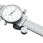 HDLNKAK Dial Caliper Shockproof Dial Caliper Precision Caliper with Watch 0-9" Range, 0.001” Resolution 6 Inch with 0.001" Precision Calipers 4-Way Measurement with Plastic Case