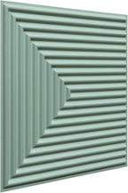 From Plain To Beautiful In Hours 9004 Depth Tier PVC 12 in x 12 in Peel and Stick Wall Panels (Covers / 10 sq.ft), Edge Water, 10 Piece